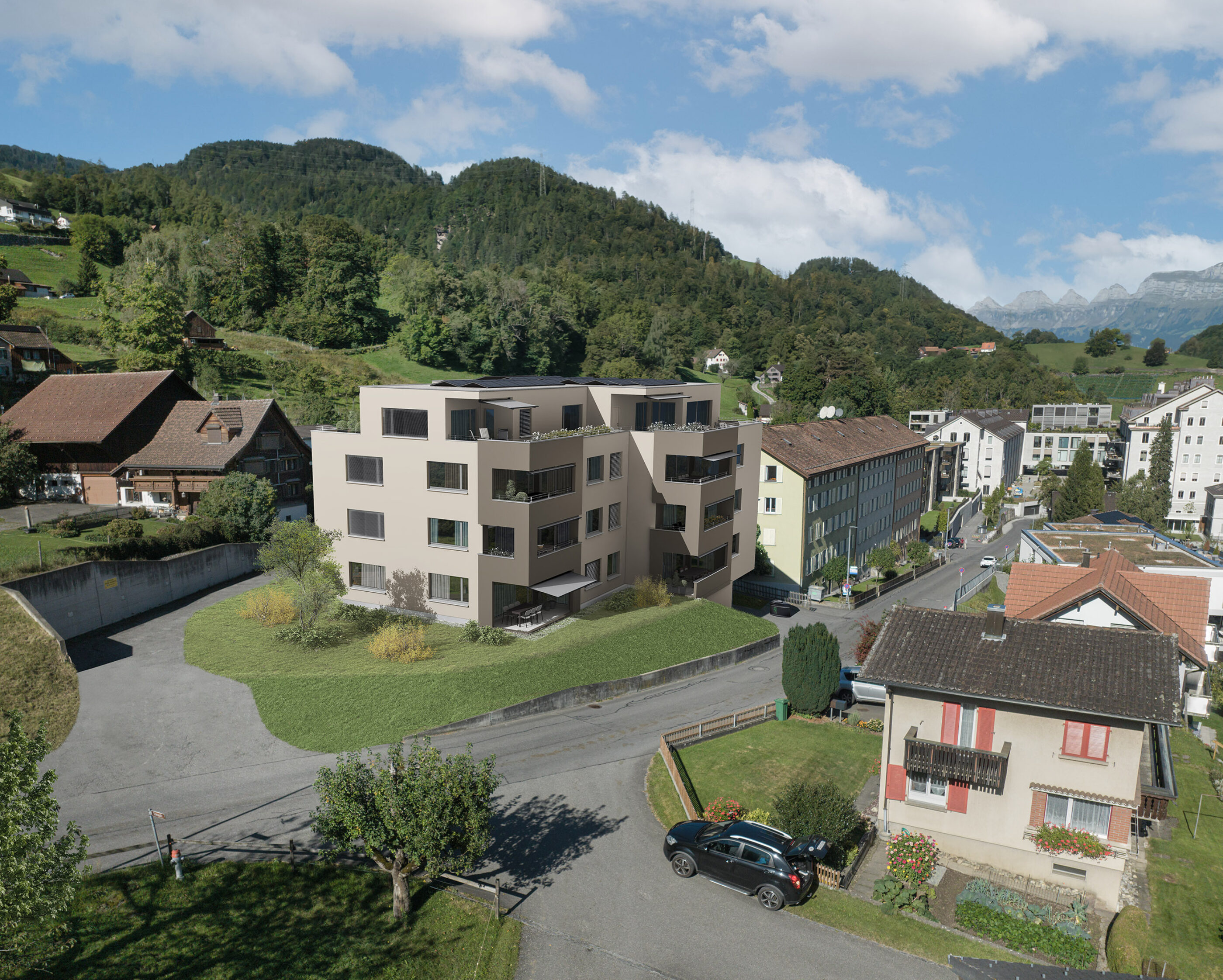 Überbauung Frohe Aussicht - Ihr neues Traumzuhause in Mels