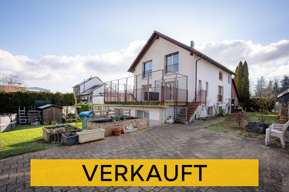 9-Zimmer Mehrgenerationenhaus mit grosszügigem Gartenumschwung