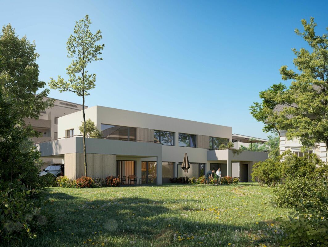 Attraktives Bauland mit bewilligtem Bauprojekt - Doppel-Einfamilienhaus mit Keller und Attika