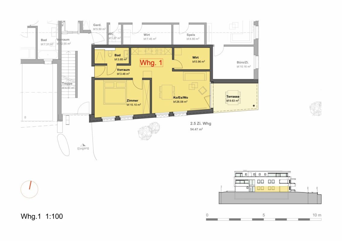 Überbauung Punkt 5 - Mels (Bankengeprüft)